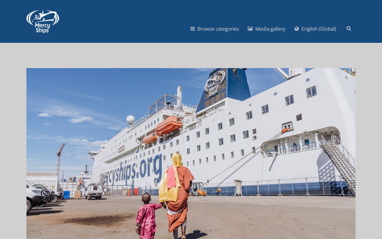Global Mercy's first ever on-board surgery in Dakar, Senegal